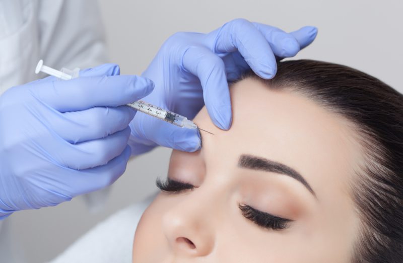 Image of female getting Botox treatment